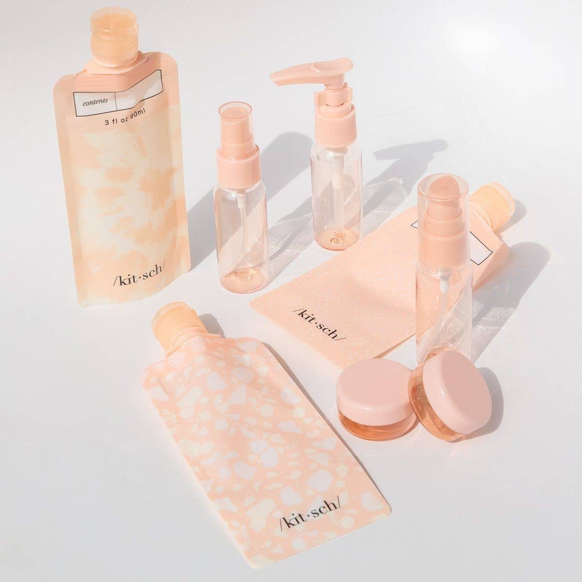 Refillable Ultimate Travel 11pc Set - Blush