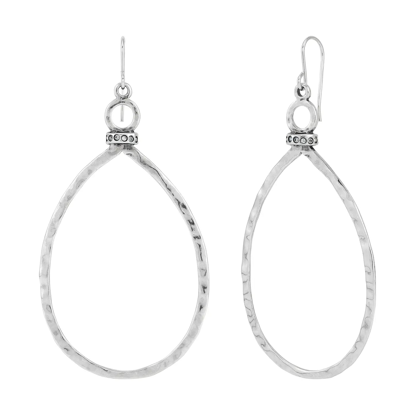 Silpada 'Drops of Rain' Sterling Silver Crystal Drop Earrings