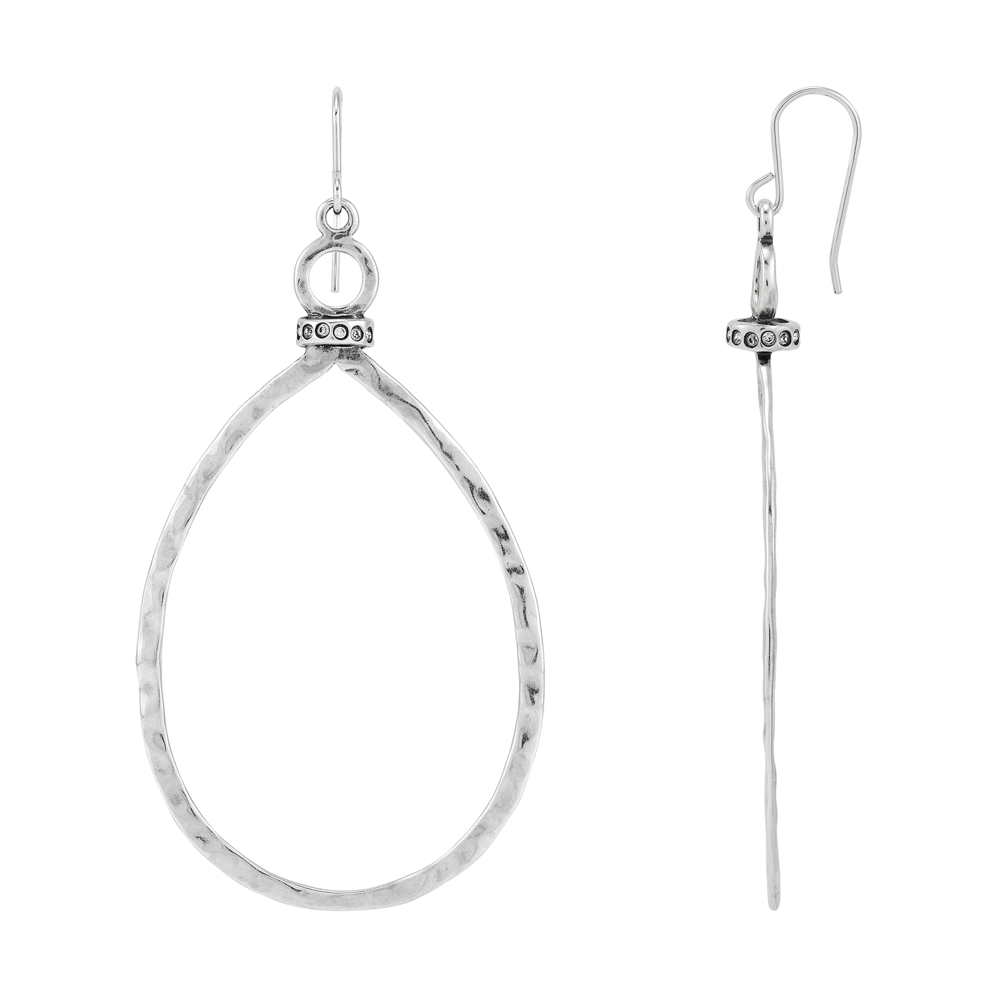 Silpada 'Drops of Rain' Sterling Silver Crystal Drop Earrings