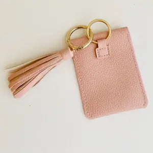 Mini Wallet Key Chain w Tassel