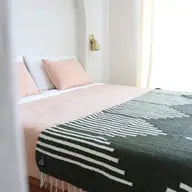 Handwoven Blanket- Verde