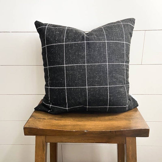 Window Pane Pillow Cover- 18"x18"