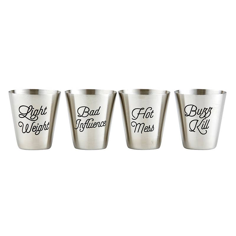 Stainless Steel Shot Cups - Personality