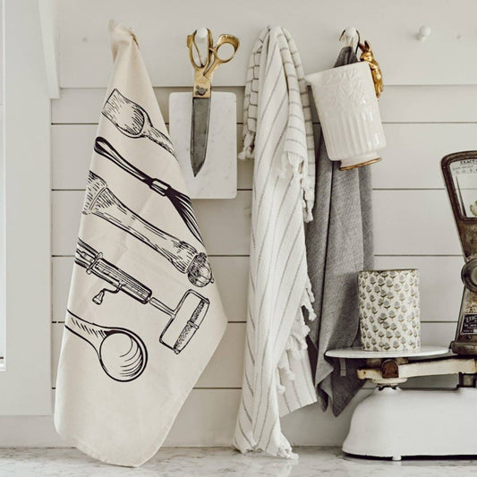 Utensils Hanging Kitchen Towel