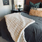 Luxury Soft Chunky Knit Chenille Throw Blankets