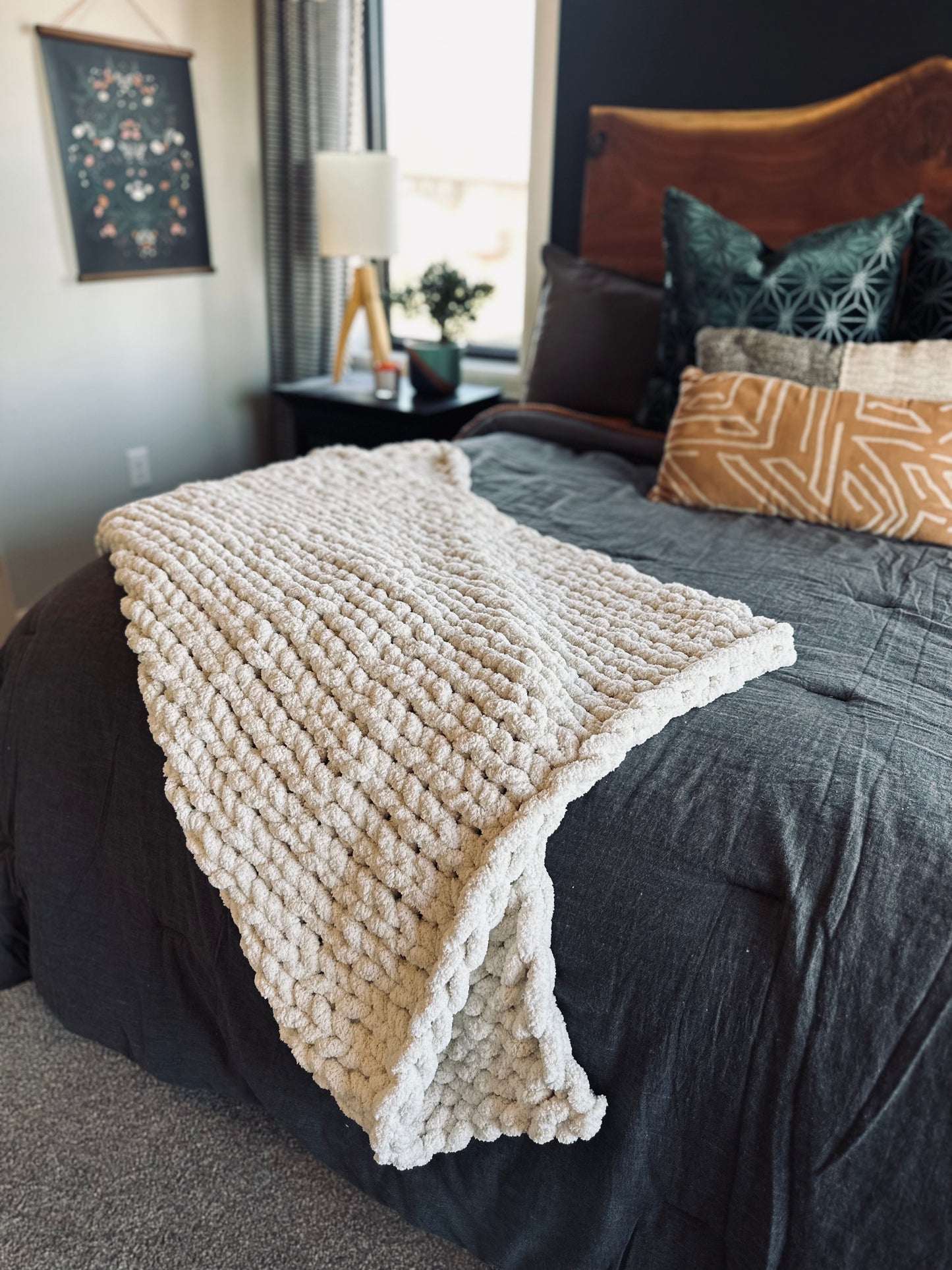 Luxury Soft Chunky Knit Chenille Throw Blankets