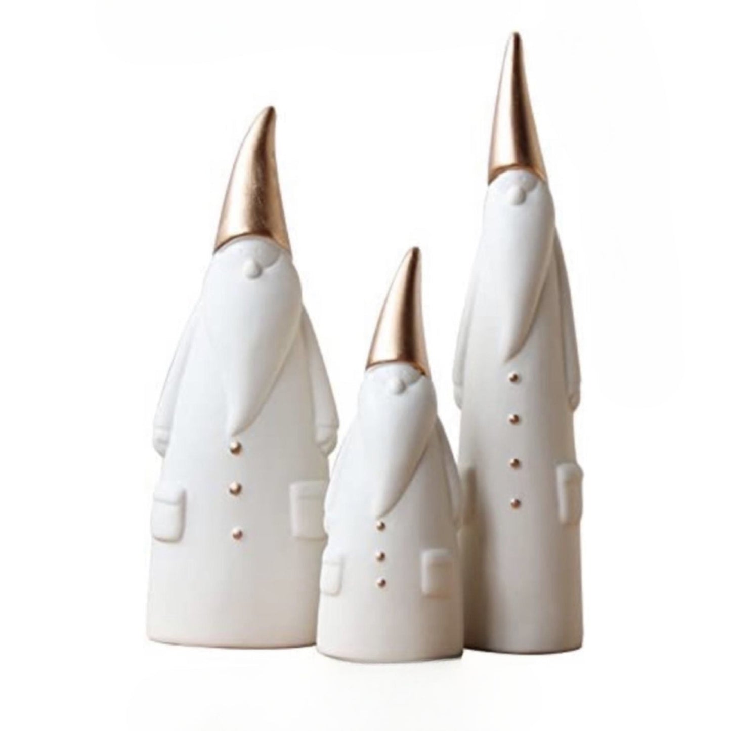 Ceramic Santa Claus 3 Pcs Set