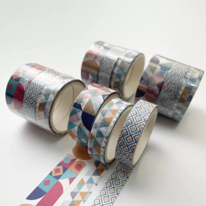 3 Pcs Set Basic Patterned Washi/Masking Tape