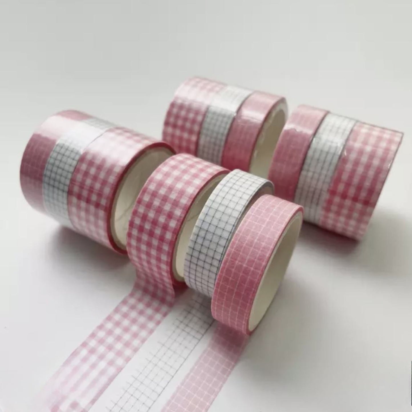 3 Pcs Set Basic Patterned Washi/Masking Tape