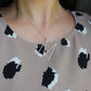 Large Initial Necklace- Gold