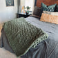 Luxury Soft Chunky Knit Chenille Throw Blankets
