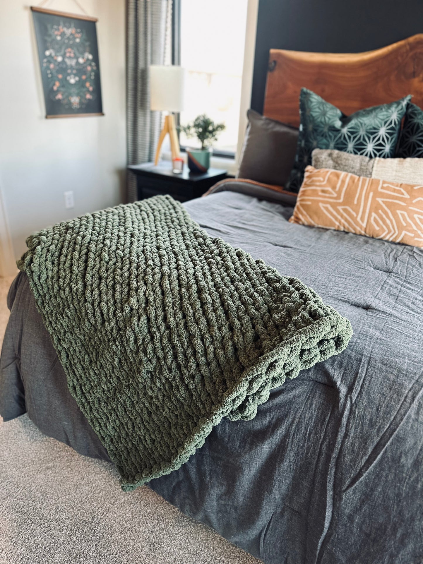 Luxury Soft Chunky Knit Chenille Throw Blankets