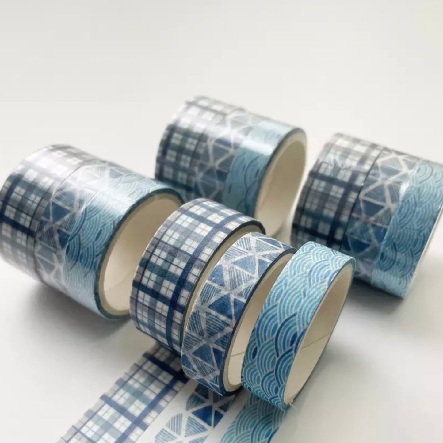 3 Pcs Set Basic Patterned Washi/Masking Tape