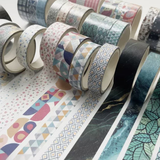 3 Pcs Set Basic Patterned Washi/Masking Tape