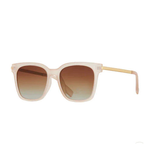 "Everly" Beige/Gold +Gradient Brown Polarized Lens by Blue Planet
