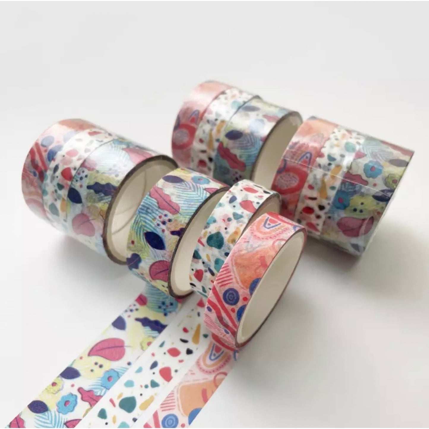 3 Pcs Set Basic Patterned Washi/Masking Tape